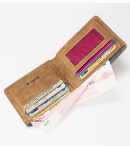 <span class=keywords><strong>Portafoglio</strong></span> Corto Minimalista Baellerry in Pelle PU di Alta Qualità per <span class=keywords><strong>Uomo</strong></span>, Chiusura Aperta, Multi-Scomparto per Carte di Credito, Portatile - Product Image 4