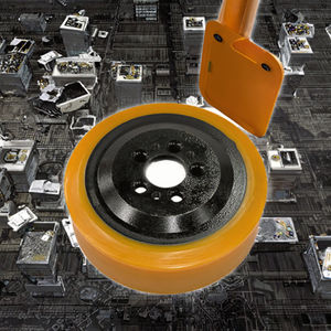 ล้อขับเคลื่อนไฟฟ้าสำหรับรถยก ยี่ห้อ ZOOYA วัสดุ PU ขนาด 5 รู 230*75-82 สำหรับงานก่อสร้าง อะไหล่ - Product Image 3