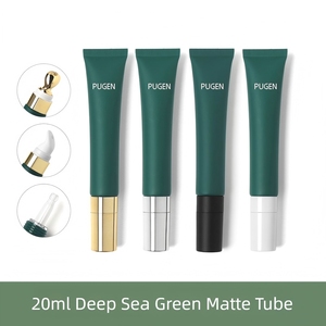 Sang Trọng Màu Xanh Lá Cây 20Ml Rỗng Bóp Son Bóng Mỹ Phẩm Gel Trị Mụn Ống Với Applicator Cho Chăm Sóc Da Và Mặt Nạ - Product Image 2