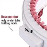 Machine à Tricoter Sentro 48 Aiguilles, Métier à Tisser Intelligent Circulaire Rotatif Crochet avec Compteur de Rangées