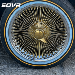 EVOR Maßgefertigte Luxus-Klassiker 72/100 Knock-Off Drahtspeichenräder Verchromte Tiefbettfelgen 13 14 15 <span class=keywords><strong>16</strong></span> Zoll Drahtfelgen für Chevy Impala - Product Image 2