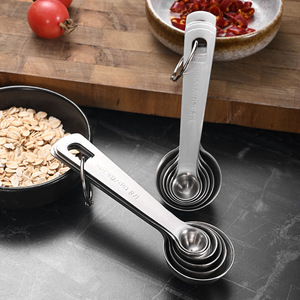 Accesorios de utensilios de cocina, 6 uds., Mini cuchara medidora de café en polvo de acero inoxidable 304 - Product Image 3