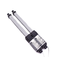 Actionneur linéaire électrique 12V 5lbs à mini-curse de 1 pouce (25mm) avec supports pour armoires et applications robotiques 20N