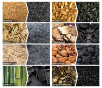 Four de carbonisation sans pollution pour briquettes de charbon de bois à partir de coques de palmiste et de sciure, four de fabrication de charbon de bois pour la production de biochar à partir de bois