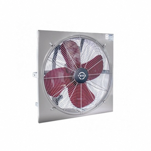 Ventilateur industriel VENZ, pales rouges avant et arrière, taille IF-16 F-B(S) TIS, taille des pales 16 pouces - Product Image 2