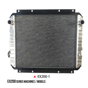 Radiador de Aluminio para el Sistema de Refrigeración del Motor ISUZU 6BD1 de la Excavadora EX200-1, Pieza de Repuesto Pesada 4204914, Tanque de Agua para Hitachi - Product Image 1