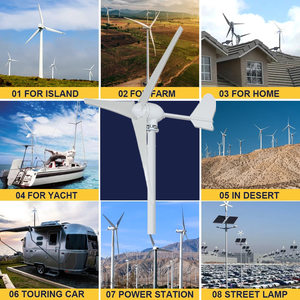 Éoliennes RY-S à vendre 1000W 12V/24V Système d'énergie éolienne à axe horizontal Petit générateur éolien Prix moins cher - Product Image 6