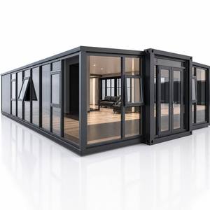 Villa de luxe moderne, maison modulaire préfabriquée de 20 pieds sur 40 pieds, mini-maison mobile, chambre d'amis extensible, maison conteneur avec 2, 3 ou 4 chambres - Product Image 2