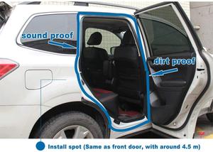 Cửa Xe Con Dấu Weatherstrip P Hình Dạng Con Dấu Cao Su P Hồ Sơ Cao Su Bọt Đùn Cách Âm Và Chống Gió - Product Image 6
