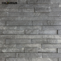 Panneau de façade en pierre artificielle moderne flexible ignifuge en granit artificiel pour revêtement mural extérieur