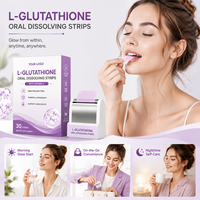 OEM ODM L-Glutathion Vitamine C Naturel Végétalien Qualité Alimentaire Bandes Dissolvantes Orales pour Adultes Complément en Film pour Soutenir l'Éclat Quotidien