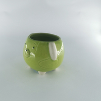 Catégorie de produit Pot de fleur de jardin de chien de dessin animé et Pot de plante en céramique de dolomite