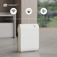 Diffuseur d'huiles essentielles électrique en plastique à commande par application Bluetooth, sans eau, à air froid, 350 ml, pour hôtel, maison, bureau - Ventes Flash