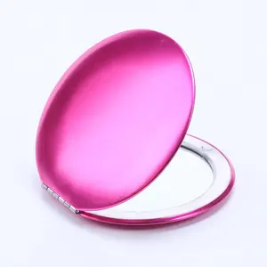 Индивидуальное ручное зеркало для макияжа, винтажное персонализированное портативное зеркало для туалетного столика с розовым сердцем и логотипом