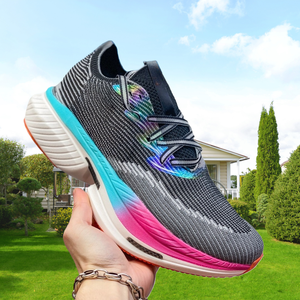 Zapatillas de Running de Moda con Malla de Carbono y Cuero Genuino, para Todas las Temporadas, Profesionales, para Maratón y Deportes al Aire Libre para Hombre - Product Image 2