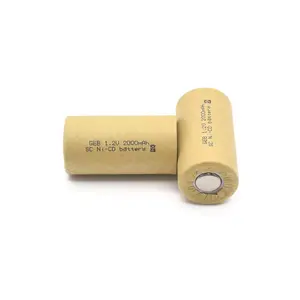 उच्च गुणवत्ता नी-cd अनुसूचित जाति 1400mah 1600mah 2000mah NI-CD बैटरी 1.2v 4/5 अनुसूचित जाति रिचार्जेबल बैटरी बिजली उपकरण के लिए