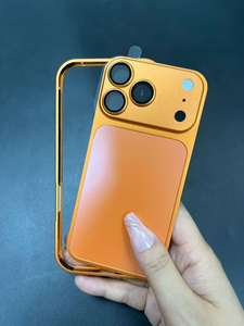 กรอบโลหะคุณภาพสูง 2 in 1 + สติ๊กเกอร์หลัง แปลงเป็น iPhone 17 Pro/17 Pro Max สำหรับ iPhone 12 13 14 15 16 Pro Max - Product Image 2