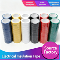 Pita PVC Bebas Timbal Ramah Lingkungan, Elastisitas Tinggi, Ketahanan Kuat, Tahan Air, Tahan Api, Multi-Warna untuk Isolasi & Perbaikan Kabel