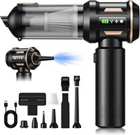 Brosses de nettoyage électriques rechargeables pour la maison et la voiture, brosse à air sans fil avec aspiration sous vide de 16 KPA