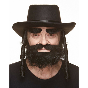 Red Dead Wiki realistico Traper barba finta <span class=keywords><strong>baffi</strong></span> e sopracciglia - Product Image 1
