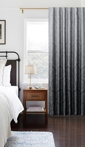Rideaux à œillets en velours doux <span class=keywords><strong>pour</strong></span> <span class=keywords><strong>baie</strong></span> <span class=keywords><strong>vitrée</strong></span>, style moderne, économie d'énergie <span class=keywords><strong>thermique</strong></span>, 108 pouces de long, draperies de luxe à imprimé feuille d'or 2 - Product Image 2