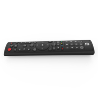 OEM ODM personalizado 43 teclas automático IR control remoto fijo rodante RF comunicación inalámbrica compatible con control de velocidad para electrónica