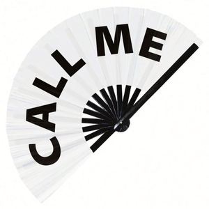 Éventail en bambou de haute qualité, personnalisé, pour fête, cadeau, 13 pouces, grand éventail à main - Product Image 1