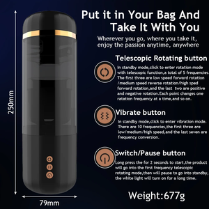 सक्शन के साथ लोचदार पुरुष हस्तमैथुन-10 कंपन सेटिंग्स, 3 in1 स्वचालित, 2 रंग - Product Image 3