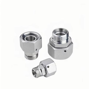 Conexiones DIN para Tubos Hidráulicos, Adaptador de Extremo de Tubo de Acero DA EO 24 <span class=keywords><strong>DKO</strong></span>, Extremo Giratorio/Cónico, Métrico, Galvanizado, Zincado, de Alta Calidad - Product Image 3