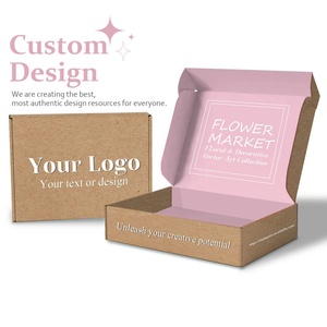 Eco Friendly Luxury Custom Design Logo Good Price High Quality Kraft Paper Printed Foldable Corrugated <b>Box</b> Mailers - Product Image 6