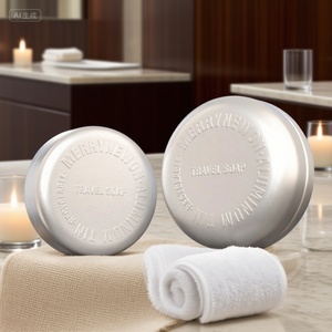 Premium Travel Soap Case - Eco-Friendly Aluminum Soap <b>Container</b> with Drainage Tray Compact Rust-Proof Metal Soap <b>Box</b> - Product Image 2