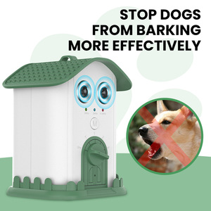 Ultrasonic Dog Repeller Outdoor Anti-Barking Training Device Automatic <b>Bark</b> <b>Control</b> Green ABS Material - Product Image 2