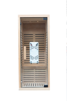 Panneaux de chauffage infrarouge lointain en fibre de carbone avec fonction de luminothérapie rouge ODM OEM, sauna infrarouge lointain
