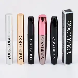 Make Your Own LOGO Wholesale Lash Mascara Volumizing Matte Black Waterproof Long Lasting Fiber Eyelash Mascara