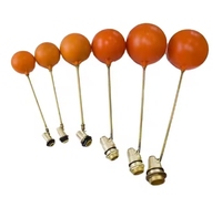 Vanne verte en laiton à flotteur avec boule orange Réservoir d'eau réglable pour réservoir de stockage Contrôle du niveau d'eau de la piscine