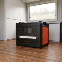 Station Portable LiFePO4 2500W 2304Wh, Charge Rapide 4800W en Crête, OEM/ODM, Stock UE/US, Générateur Solaire, Lampe Torche Domestique, Panneau Solaire