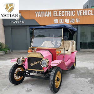 Auto Clásico Convertible Retro Vintage para Viajes de Placer y Turismo, con 3 Años de Garantía, 5 Asientos y Batería de 48V - Product Image 4