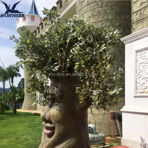 High Quality Life-Size Chinese Cartoon Animatronic <strong>Tree</strong> <strong>with</strong> Realistic Talking <strong>Face</strong> for Mall Public Park Playhouse Attraction - Product Image 2