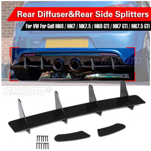MK7 GTI Rear Bumper Diffuser Rear Side <b>Splitters</b> Spoiler Lip for VW for Volkswagen Golf 7 VII MK7 GTI Rear Bumper Lip Diffuser - Product Image 1