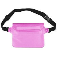 Accessoires mobiles, sac de téléphone étanche en EVA PVC, sac de taille pour la plongée, la natation, fermeture éclair, compatible avec iPhone, smartphone