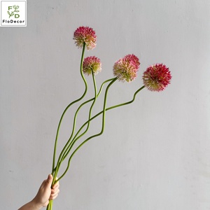 Diente de León Artificial de Alta Calidad de 84 cm, Bola de Cebolla Miniatura de Plástico Suave, Flor Decorativa para Bodas, San Valentín, Fiestas y Hogar - Product Image 1