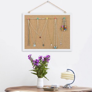 Custom Size <strong>White</strong> Frame Hanging <strong>Pin</strong> <strong>Board</strong> Rectangle Cork Bulletin <strong>Board</strong> for Office or Home Use for Writing - Product Image 5