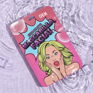 Çiçek gizli hidrojel yüz maskesi OEM nemlendirici cilt bakımı sıcak satış Bio kollajen kristal yüz maske yaprağı 25g ağırlık - Product Image 3