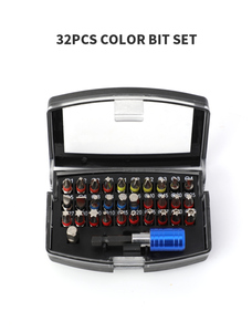 32 pcs 25 mm <span class=keywords><strong>Torx</strong></span> Phillips Hex rãnh screwdriver <span class=keywords><strong>bit</strong></span> nhanh chóng thay đổi từ màu CRV <span class=keywords><strong>bit</strong></span> thiết lập - Product Image 3