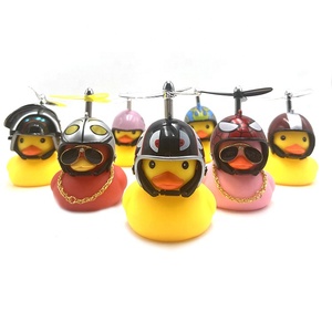 Haute Qualité Safty Vélo Électrique Moto Mini Silicone Cassé Vent Jaune <span class=keywords><strong>Canard</strong></span> Cloche Corne Avec Casque - Product Image 6