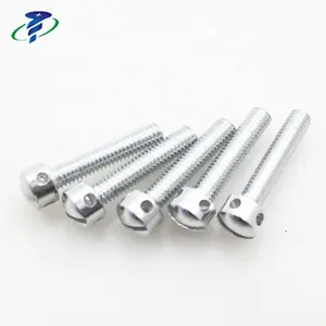 DIN 404 Slotted Capstan Sealing Screws M4x20, Zinc Plated in Stock