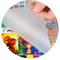 Papel de Transferencia Térmica Transparente de PET de Alta Temperatura de 30 cm, Láminas de Impresión, Rollo de Película Mate UV DTF para Ropa