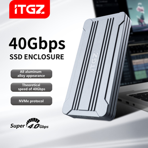 ITGZ casing kandang <span class=keywords><strong>M</strong></span>.<span class=keywords><strong>2</strong></span> Nvme Ssd Pcie portabel Usb 4.0 40gbps 4TB pabrikan - Product Image 2