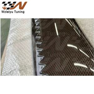 Aileron de coffre arrière en fibre de carbone sèche <span class=keywords><strong>rouge</strong></span> style MDL pour Honda Civic 11 FE1 FL1 FL5, montage de haute qualité - Product Image 4