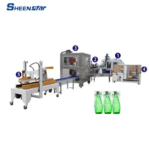 March Expo 10000 bph glass bottle drinking mineral water filling production line